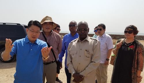 吉布提总理视察达之路吉布提经济特区 吉布提总理视察达之路吉布提经济特区