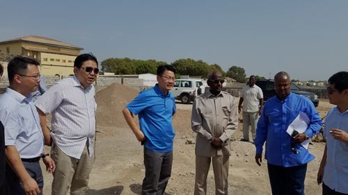 吉布提总理视察达之路吉布提经济特区 吉布提总理视察达之路吉布提经济特区