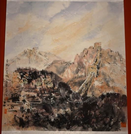 王鑫生“共筑长城 呼唤和平”画展在京启幕