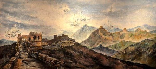 王鑫生“共筑长城 呼唤和平”画展在京启幕