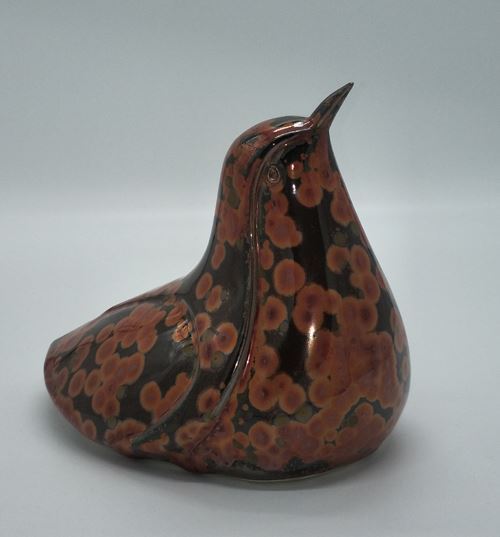 景德镇青年陶艺家马安晖铁红金圈釉作品欣赏 景德镇青年陶艺家马安晖铁红金圈釉作品欣赏