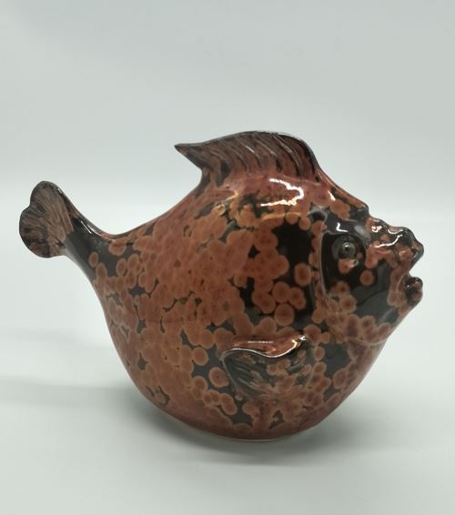 景德镇青年陶艺家马安晖铁红金圈釉作品欣赏 景德镇青年陶艺家马安晖铁红金圈釉作品欣赏