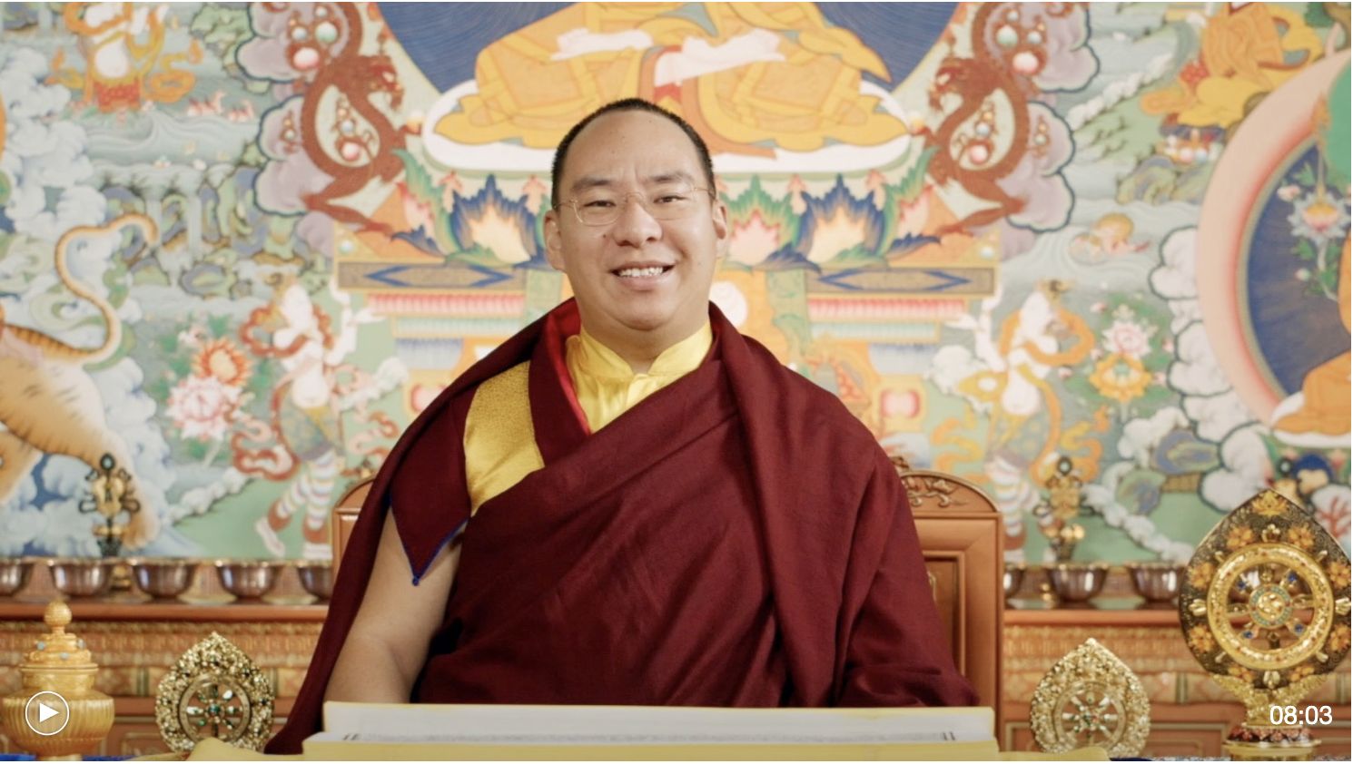 Tibetan New Year greetings from Panchen Erdeni Chos-kyi rGyal-po