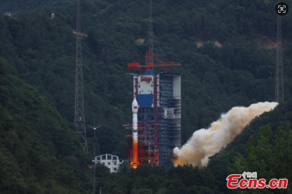 China launches new test satellite